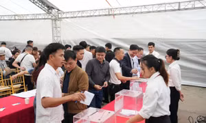 Đấu giá đất ở Khoái Châu (Hưng Yên): Mức trúng giá cao nhất 158 triệu đồng/m2