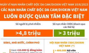 Các nạn nhân chất độc da cam/dioxin Việt Nam luôn được quan tâm đặc biệt