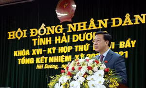 Ông Phạm Xuân Thăng được bầu giữ chức Chủ tịch HĐND tỉnh Hải Dương