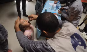 WHO nối lại tiêm phòng bại liệt cho trên 500.000 trẻ em ở Gaza