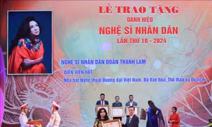 Danh hiệu cao quý của Nhà nước tạo động lực để nghệ sỹ tận tâm cống hiến