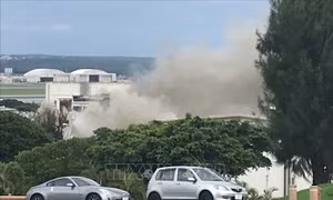Cháy lớn tại căn cứ không quân Mỹ trên đảo Okinawa, Nhật Bản