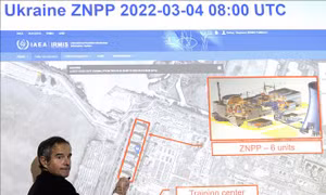 Tổng Giám đốc IAEA dẫn đầu đoàn thị sát đến nhà máy điện hạt nhân Zaporizhzhia 