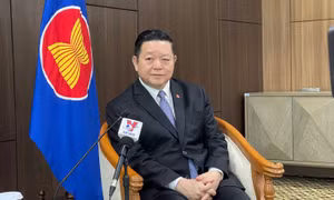 Phó Trưởng ban đối ngoại Trung ương Trương Quang Hoài Nam gặp Tổng thư ký ASEAN 
