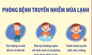 Phòng bệnh truyền nhiễm mùa lạnh