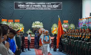 Tổ chức trọng thể Lễ truy điệu đồng chí Lê Phước Thọ