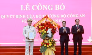 Đại tá Nguyễn Tiến Trung làm Giám đốc Công an tỉnh Lạng Sơn