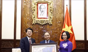 Chủ tịch nước: TTXVN và Yonhap tăng cường hợp tác theo tinh thần Đối tác chiến lược toàn diện Việt Nam - Hàn Quốc