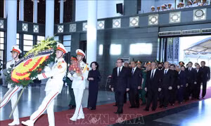 Tổ chức trọng thể Lễ viếng nguyên Bí thư Trung ương Đảng, nguyên Phó Thủ tướng Nguyễn Khánh