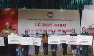 Hà Nội hoàn thành xóa 100% nhà xuống cấp cho hộ nghèo, hộ cận nghèo