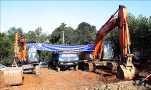 Thi công đường dây 500kV mạch 3 Quảng Trạch - Thanh Hóa