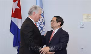 Thủ tướng Phạm Minh Chính hội kiến Bí thư thứ nhất, Chủ tịch Cuba Miguel Díaz-Canel
