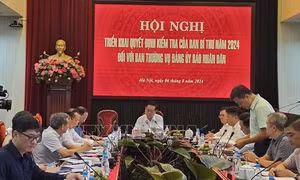 Đoàn Kiểm tra của Ban Bí thư làm việc với Ban Thường vụ Đảng ủy Báo Nhân Dân