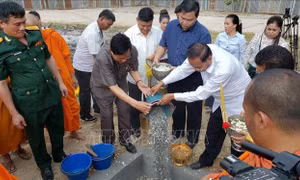 Khởi công xây dựng Đài Hữu nghị Việt Nam-Campuchia ở tỉnh Kampong Speu