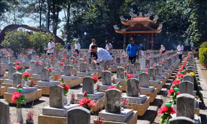 Nhiều hoạt động tri ân các anh hùng liệt sỹ 