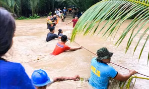 Philippines ban bố tình trạng thiên tai với 4 khu vực bị ảnh hưởng bão Nalgae