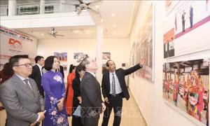 Khai mạc Triển lãm ảnh 'Việt Nam - Nhật Bản: Hướng tới tương lai, vươn tầm thế giới'