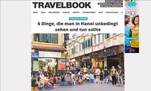 Trang tin du lịch của Đức: Hà Nội là một trong những điểm đến ưa thích nhất Đông Nam Á