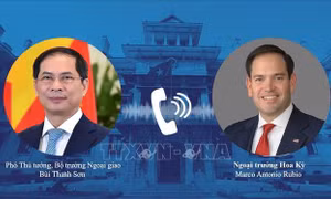 Phó Thủ tướng, Bộ trưởng Ngoại giao Bùi Thanh Sơn điện đàm với Ngoại trưởng Hoa Kỳ