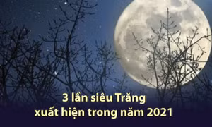 Sắp xuất hiện siêu Trăng đầu tiên trong năm 2021