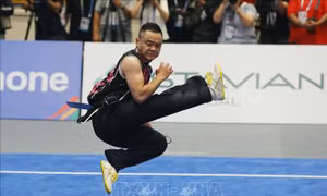 Wushu Việt Nam xuất sắc giành 2 HCV trong ngày thi đấu đầu tiên