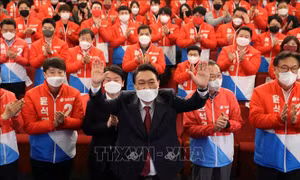 Bầu cử Tổng thống Hàn Quốc: Ông Yoon Suk-yeol họp báo sau khi thắng cử