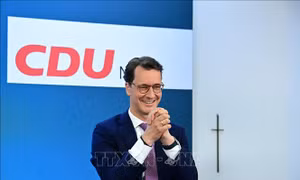 Đảng CDU giành chiến thắng trong cuộc bầu cử Nghị viện bang đông dân nhất nước Đức