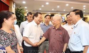 Tổng Bí thư tiếp xúc cử tri trước Kỳ họp thứ ba, Quốc hội khóa XV