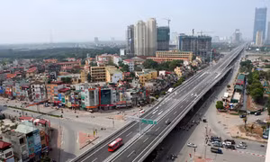 Tổ chức lại giao thông phục vụ thi công đường vành đai 2 trên cao