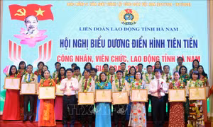 Hà Nam vinh danh điển hình tiên tiến trong thi đua lao động sáng tạo 