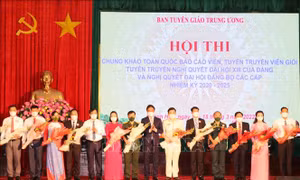 Hội thi chung khảo toàn quốc báo cáo viên, tuyên truyền viên giỏi