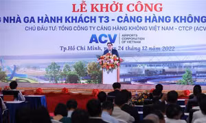 Thủ tướng phát lệnh khởi công xây dựng nhà ga hành khách T3 Tân Sơn Nhất 