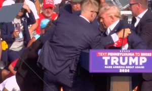 Video ghi lại cảnh nổ súng Pennsylvania khiến cựu Tổng thống Mỹ Donald Trump bị thương