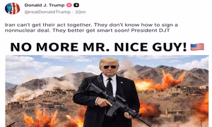 Tổng thống Trump đăng cảnh nổ lớn, cảnh báo cứng rắn với Iran vì đàm phán hạt nhân đình trệ