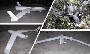 Cận cảnh xác UAV quân sự Hàn Quốc bị Triều Tiên phát hiện rơi trong lãnh thổ