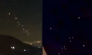 Video ghi cảnh tên lửa Iran dồn dập lao về phía các cơ sở quân sự của Mỹ ở Trung Đông