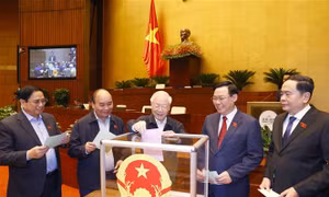 Quốc hội bỏ phiếu miễn nhiệm một số chức danh