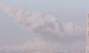 Những hình ảnh đầu tiên về chiến sự ở Dải Gaza sau khi thoả thuận ngừng bắn kết thúc