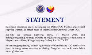 Phủ Tổng thống Philippines lên tiếng sau khi ông Duterte bị bắt theo lệnh ICC