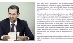 Tổng thống Syria bị lật đổ al-Assad lần đầu lên tiếng sau khi sang Liên bang Nga tị nạn