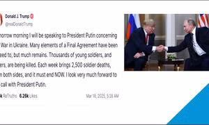 Tổng thống Trump ra thông báo mới về điện đàm thượng đỉnh Mỹ-Nga kết thúc xung đột Ukraine