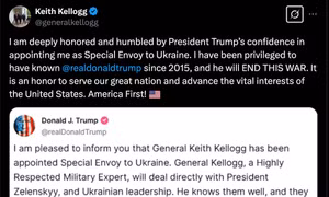 Tổng thống Trump làm rõ nhiệm vụ của đặc phái viên Mỹ về Ukraine sau nhiều đồn đoán