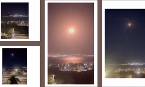 Video hệ thống phòng không Vòm Sắt của Israel bắn hạ vật thể bay trên Biển Đỏ