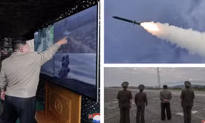 Video nhà lãnh đạo Triều Tiên Kim Jong-un chỉ đạo thử tên lửa mang đầu đạn siêu lớn