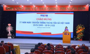 Thông tấn xã Việt Nam kỷ niệm 77 năm Ngày truyền thống 