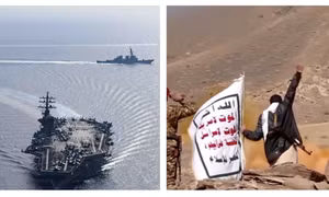 Thực hư việc tàu sân bay USS Dwight D. Eisenhower của Mỹ bị Houthi tấn công