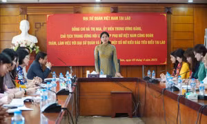 Hội Liên hiệp phụ nữ Việt Nam đánh giá cao vai trò của phụ nữ Việt Nam tại Lào