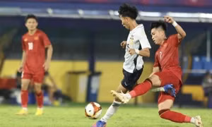 U22 Việt Nam giành chiến thắng không dễ dàng trong trận ra quân SEA Games 32 