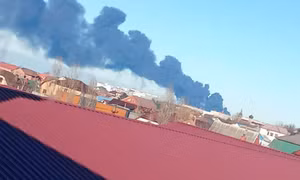 Ukraine tấn công cảng dầu lớn của Nga vào ngày Giáng sinh, gây hỏa hoạn có thể nhìn thấy từ vũ trụ