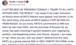 Tổng thống Mỹ Donald Trump ra ‘tối hậu thư’ về xung đột Ukraine cho toàn bộ NATO